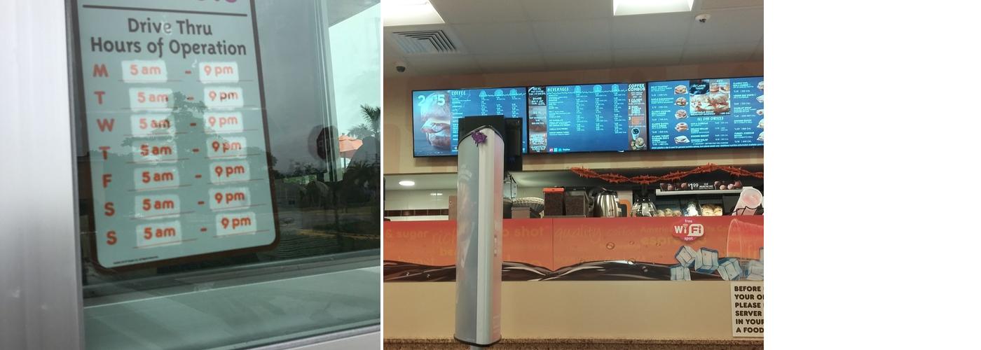 Dunkin' Menu