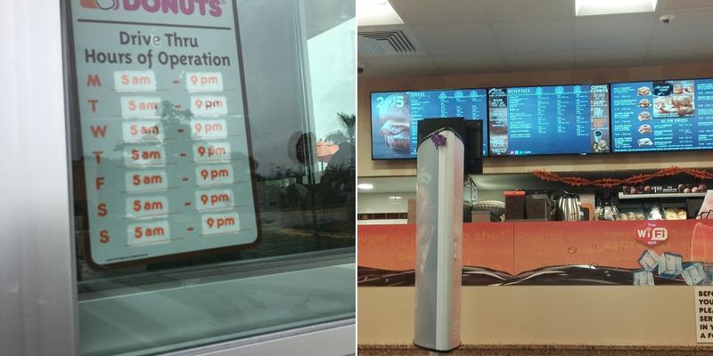 Dunkin' Menu