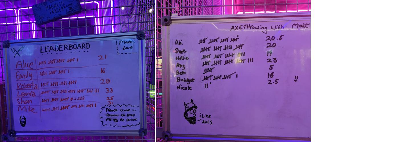 Boom Battle Bar Exeter Menu