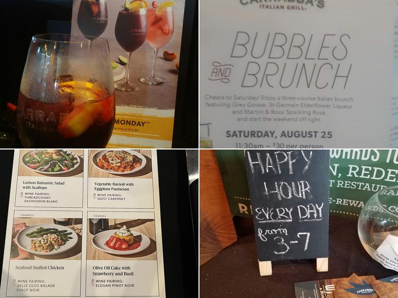 Carrabba's Italian Grill Menu