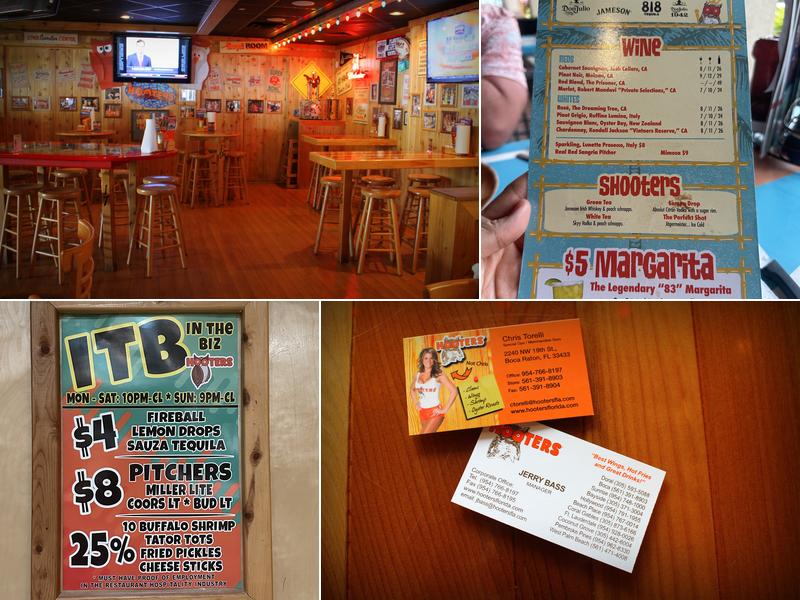 Hooters Menu