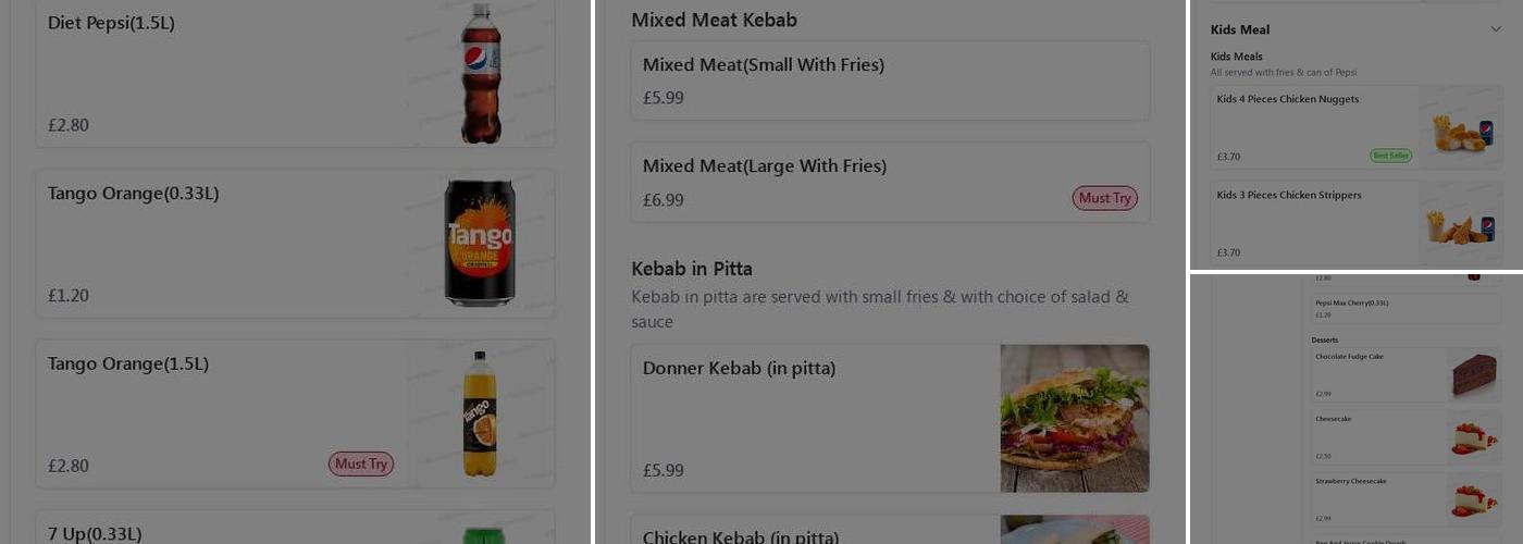 Saporito Pizza - Halesowen Menu