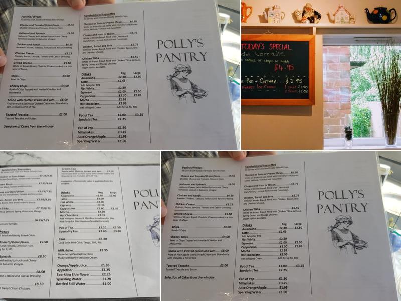 Polly's Pantry Menu