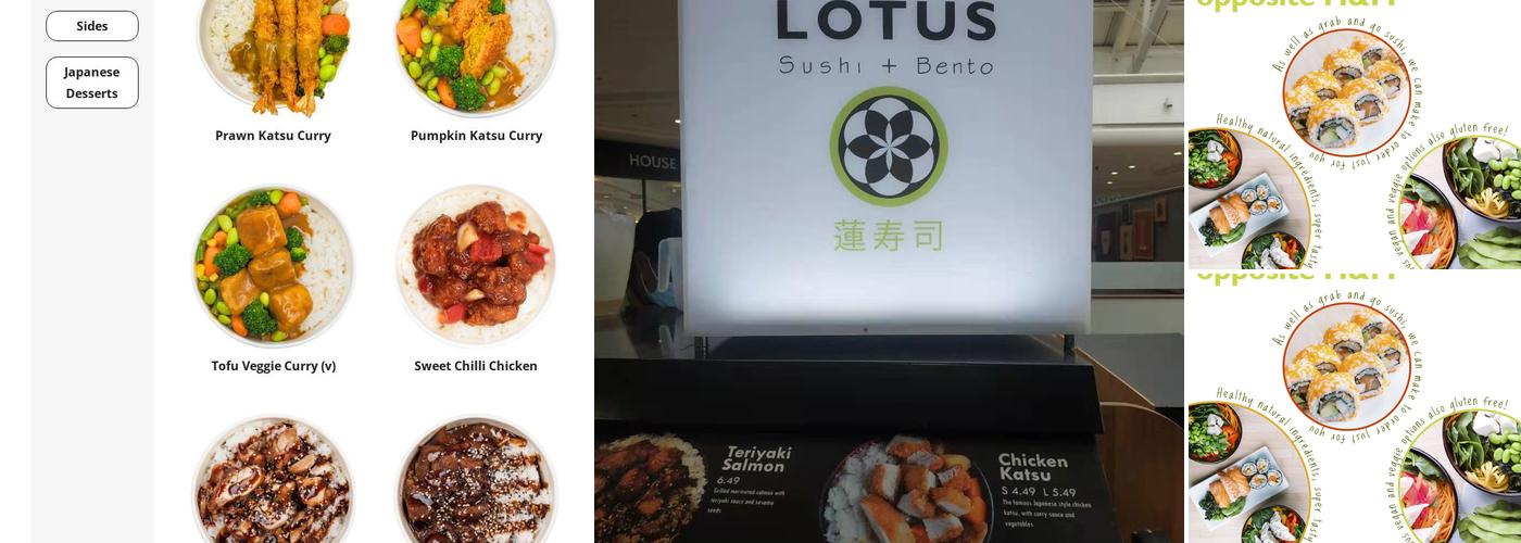 Little Lotus Sushi & Bento Menu