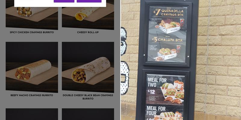 Taco Bell Menu