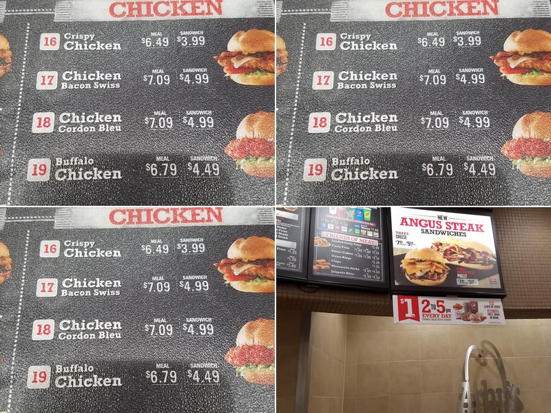 Arby's Menu