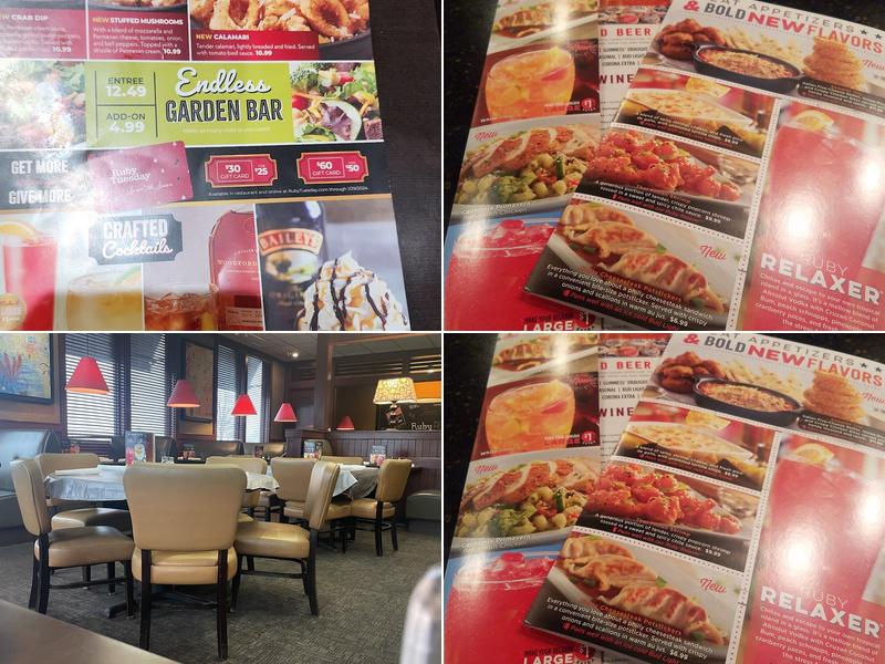 Ruby Tuesday Menu