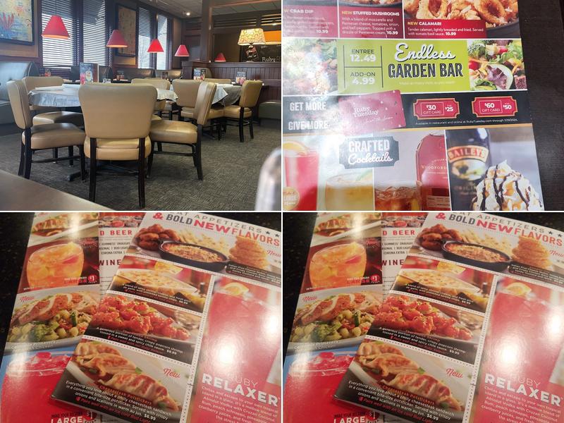 Ruby Tuesday Menu