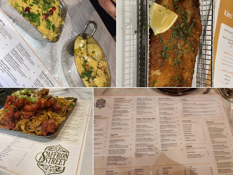 Saffron Street Menu