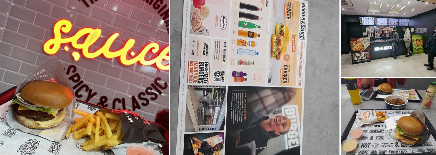 Burger & Sauce - Leicester Menu