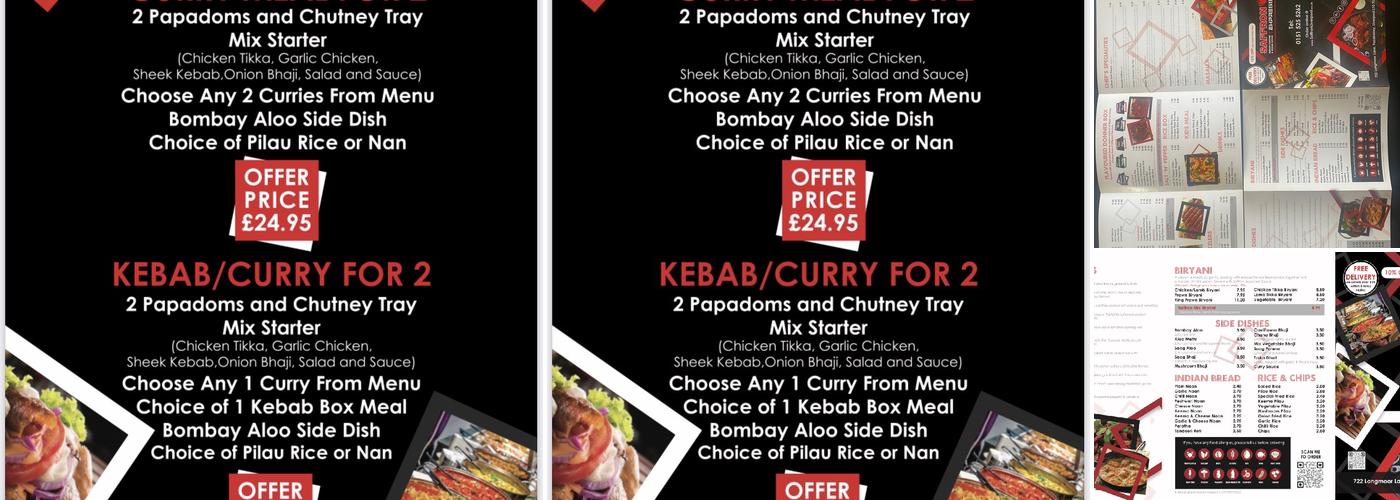 Saffron express liverpool Menu