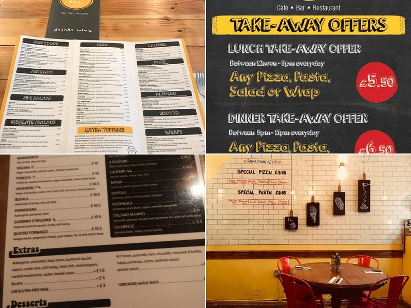 Gordos Pizzeria Menu