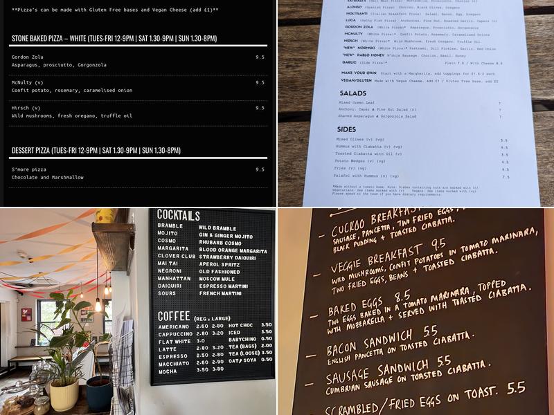 Cuckoo Menu