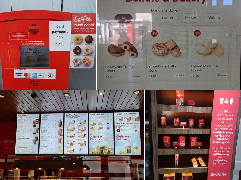 Tim Hortons Menu