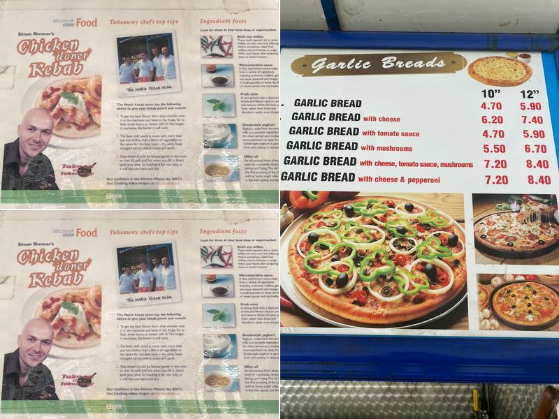 March Kebab And Pizza House Menu