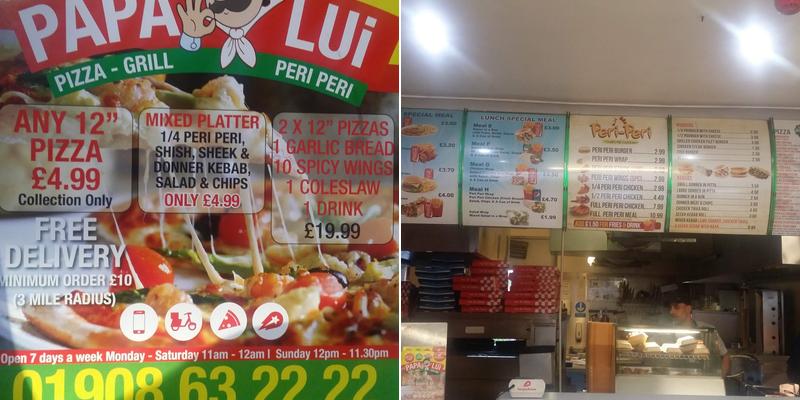 Grill Fried Chicken Menu