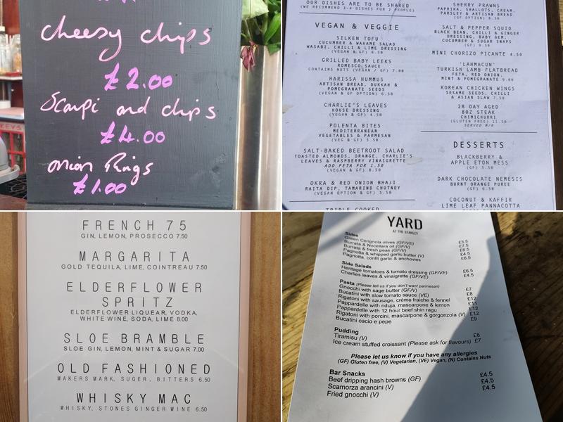 The Stanley NR3 Menu