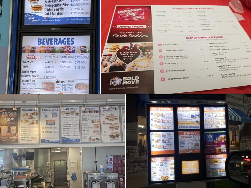 White Castle Menu