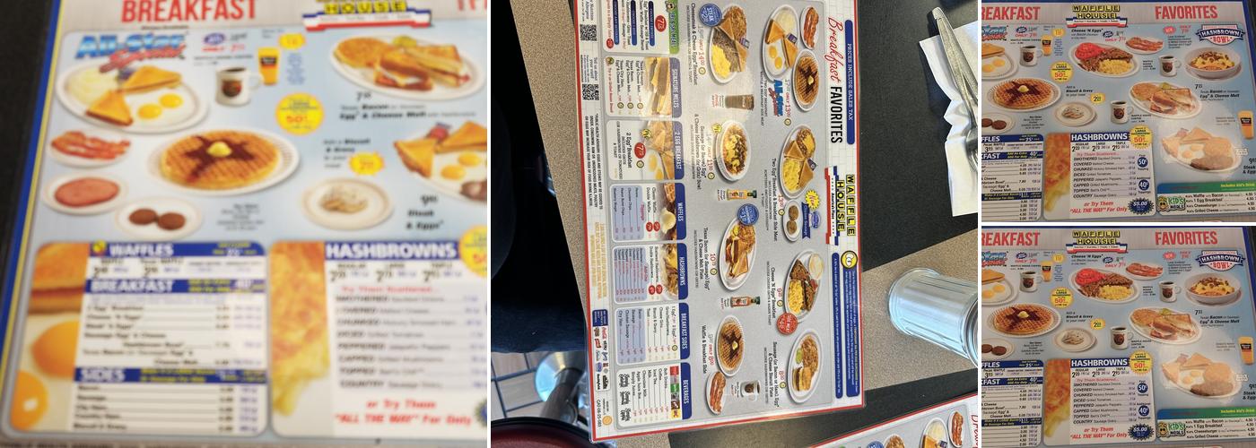 Waffle House Menu