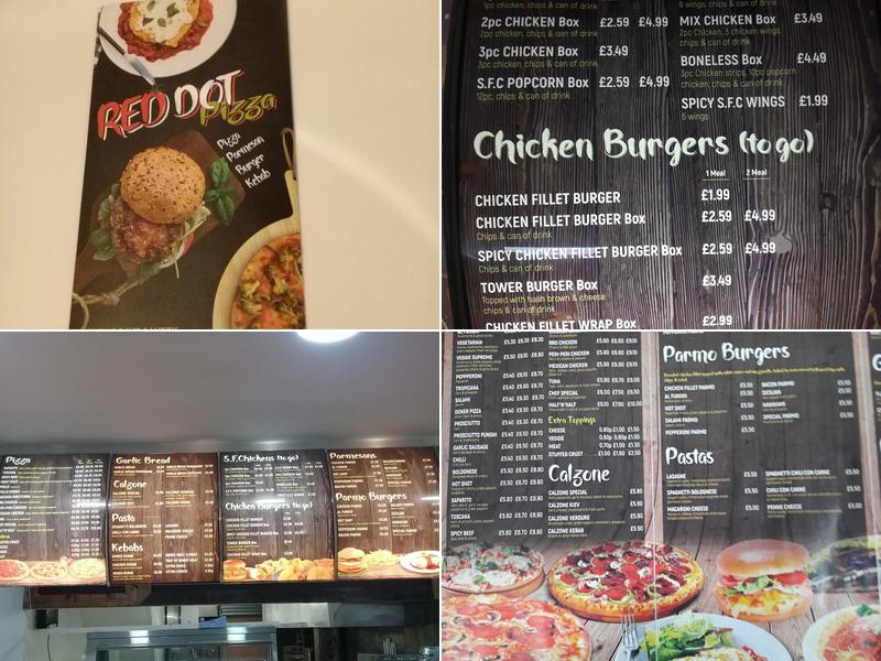 HALLOWICH PIZERIA Menu