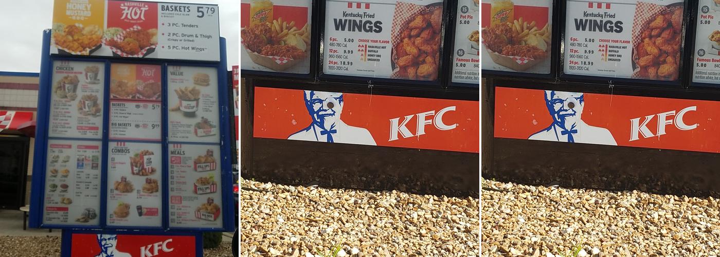 KFC Menu