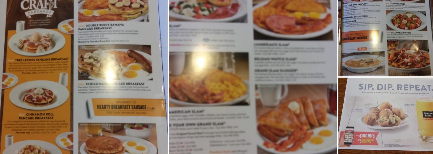 Denny's Menu