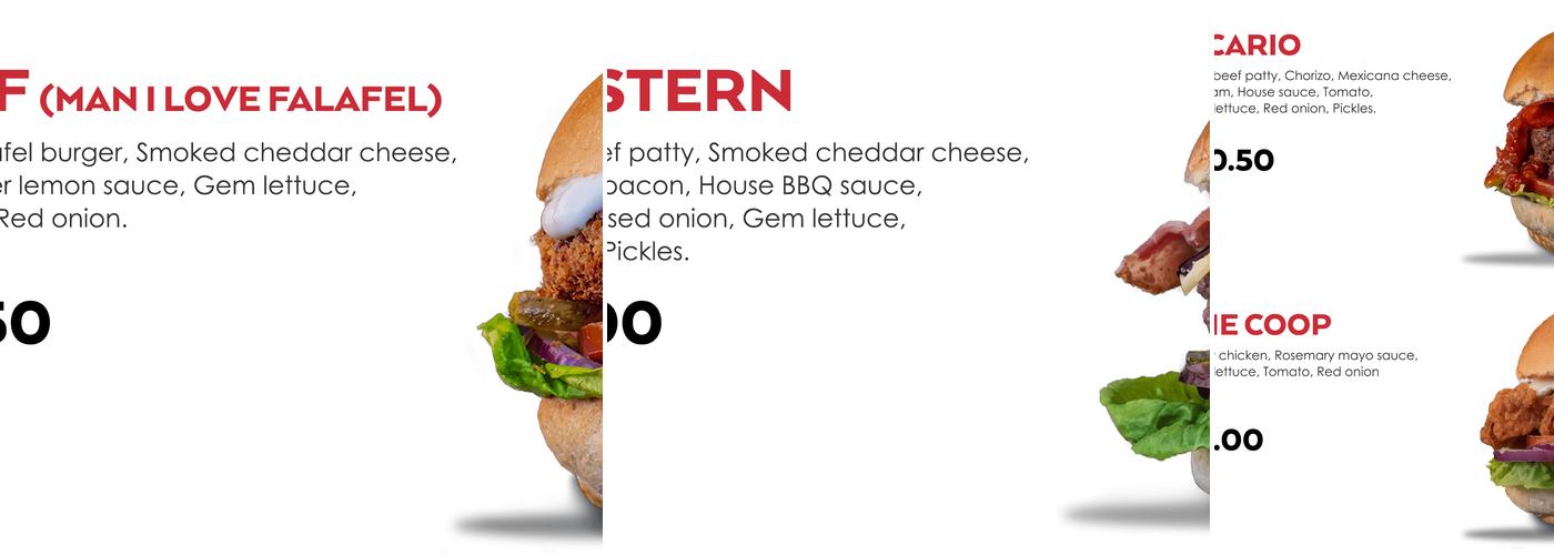 CW11 Burger by Local Burger Menu