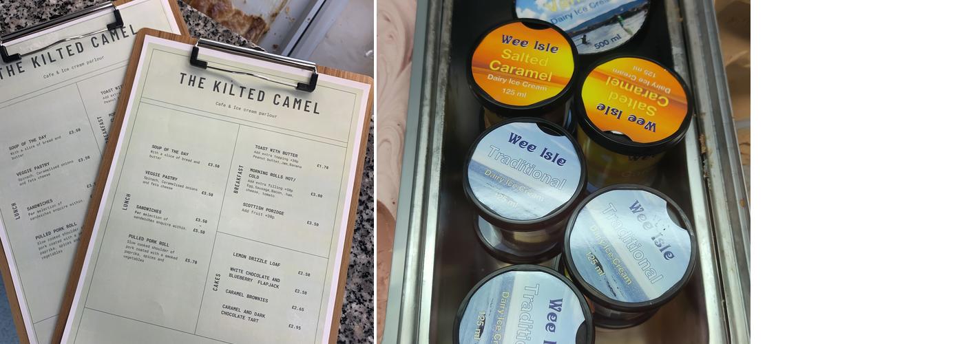 The Kilted Camel Menu