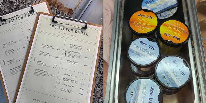 The Kilted Camel Menu