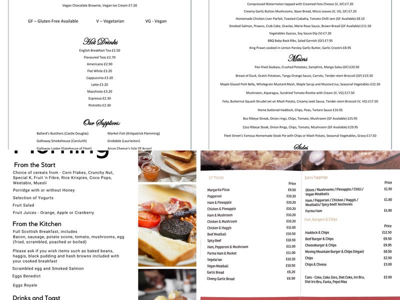 No.1 Fleet Street@The Ship Inn Menu