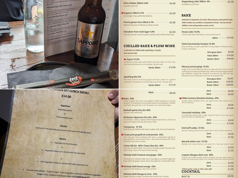 Kiko Sushi & Yakitori Menu