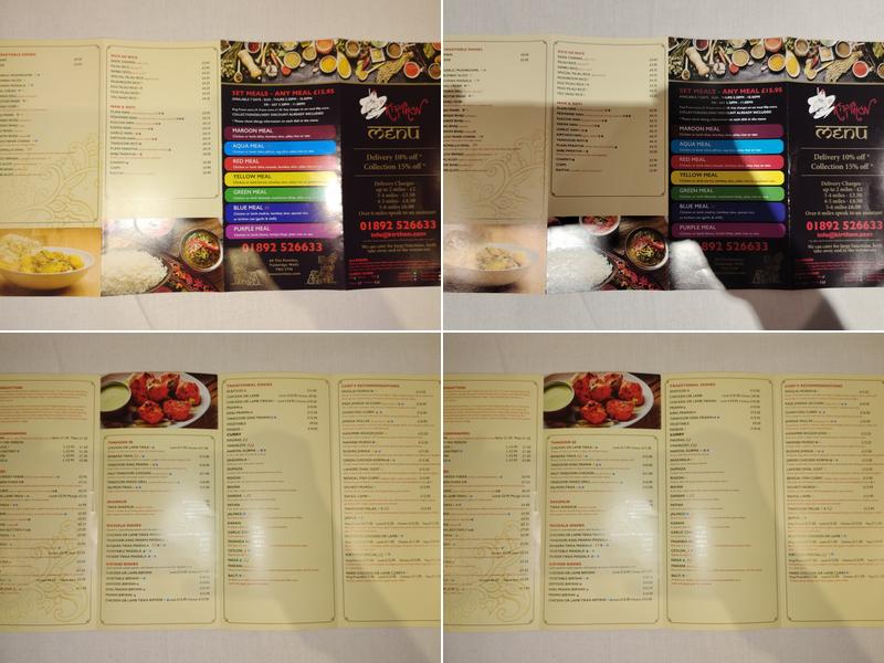 Kirthon Indian Restaurant & Takeaway Menu