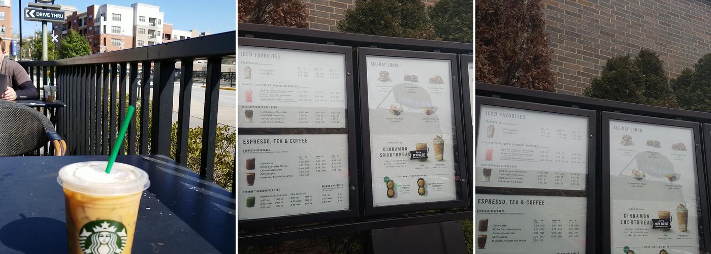 Starbucks Coffee Company Menu