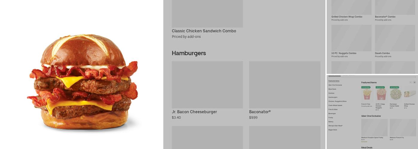 Wendy's Menu