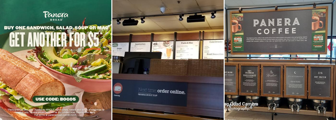 Panera Bread Menu