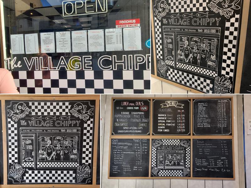 The Village Chippy Menu