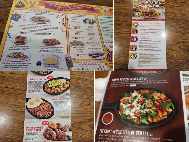 Denny's Menu