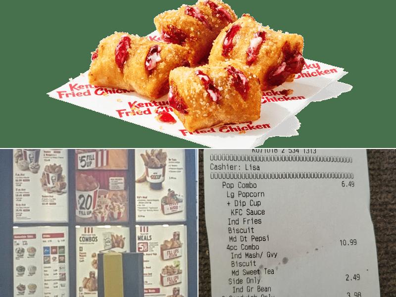KFC Menu