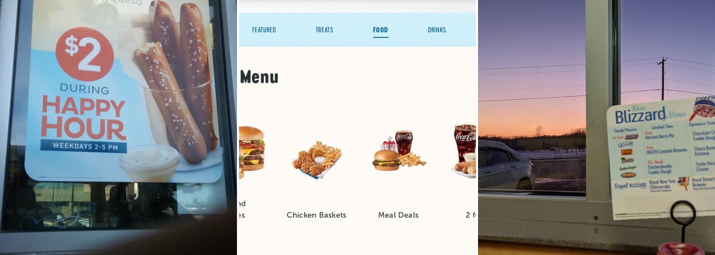 Dairy Queen Grill & Chill Menu
