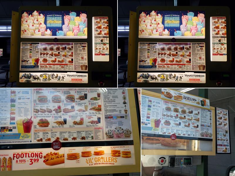 Sonic Drive-In Menu