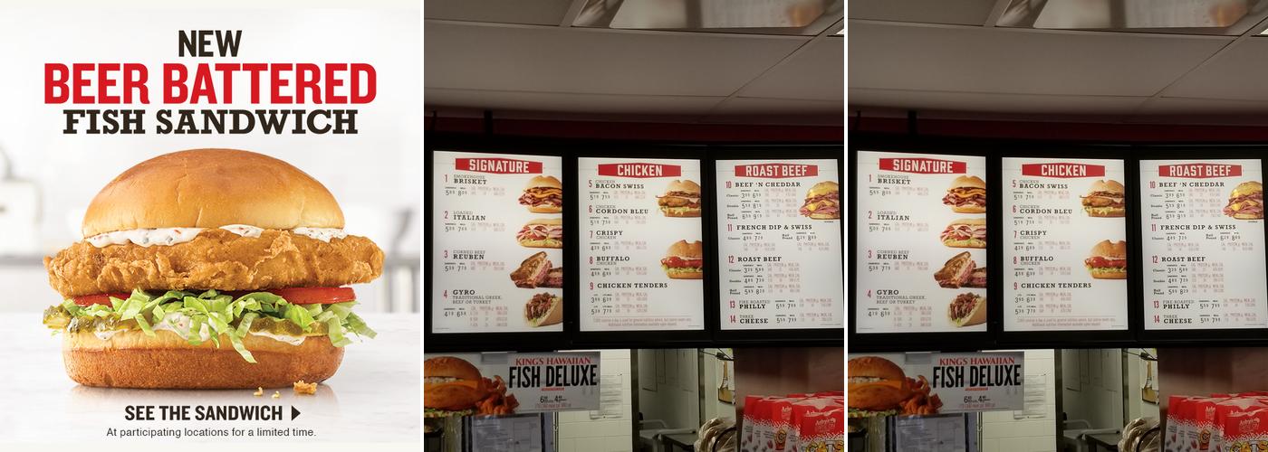 Arby's Menu