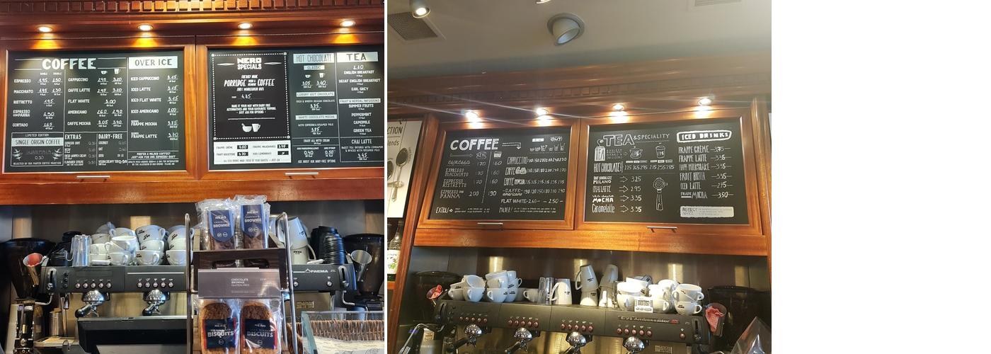 Caffè Nero Menu