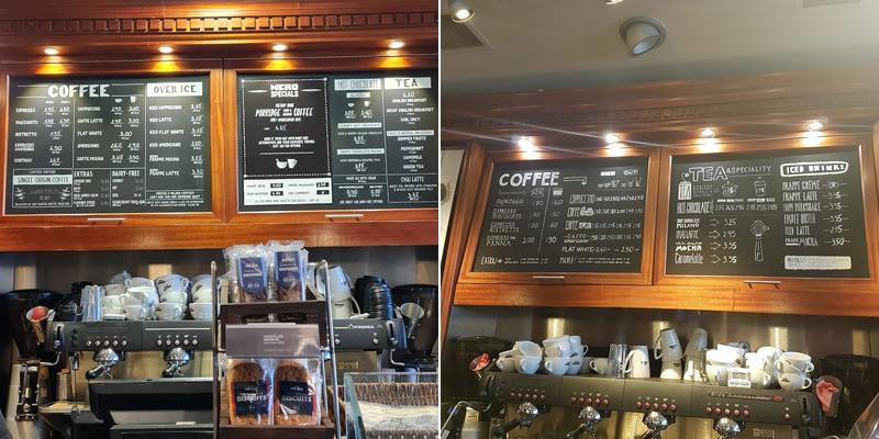 Caffè Nero Menu