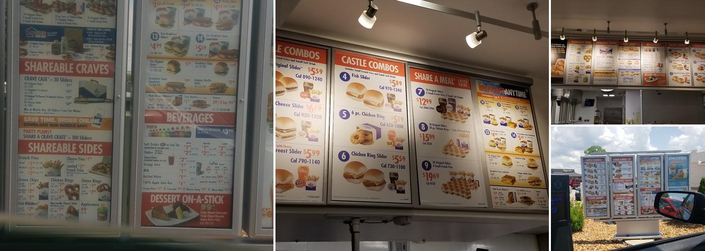 White Castle Menu