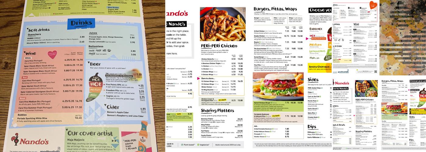 Nando's Aberdeen - Union Square Menu
