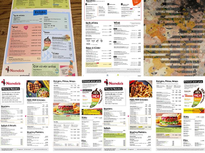 Nando's Aberdeen - Union Square Menu