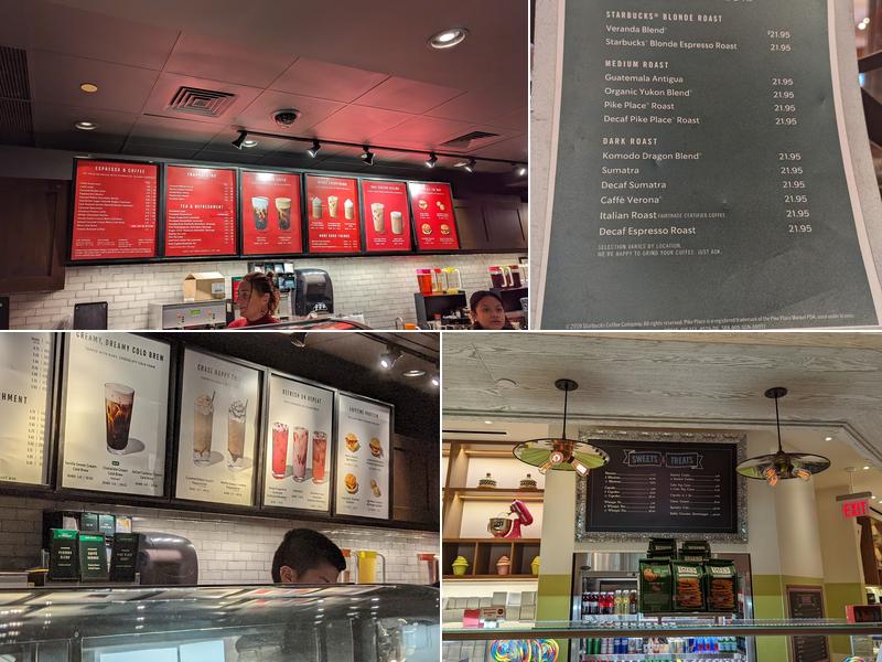 Starbucks Menu