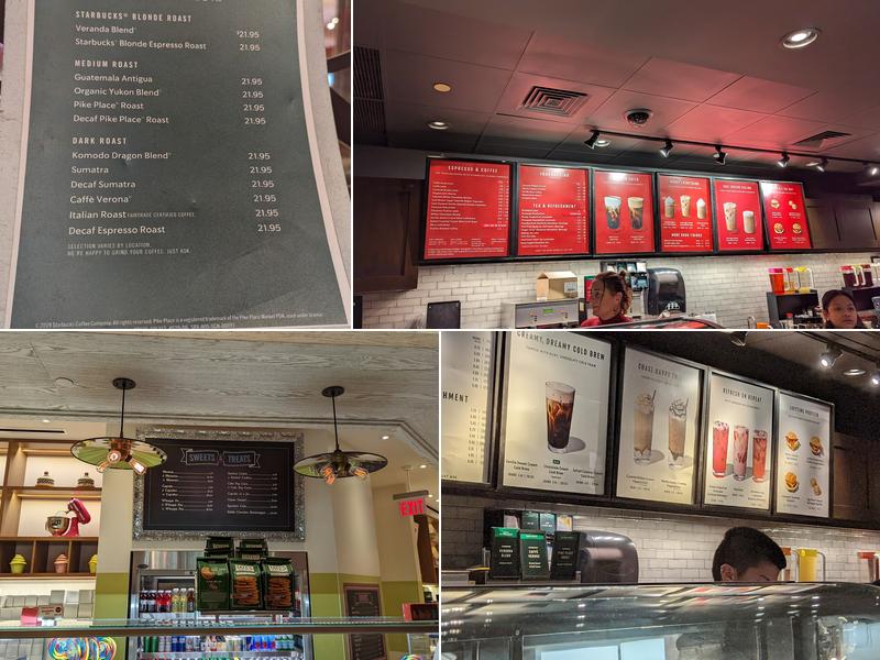 Starbucks Menu