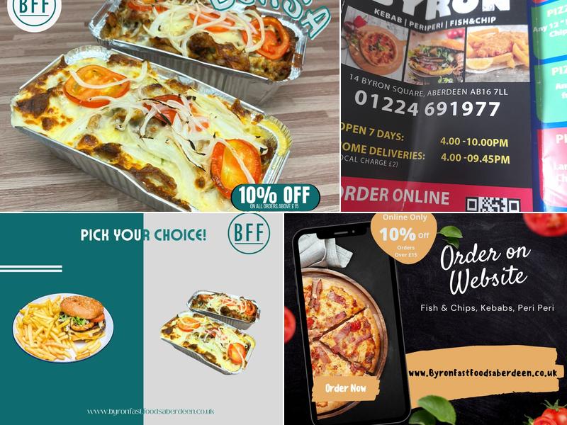 Byron Fast Foods Aberdeen Menu