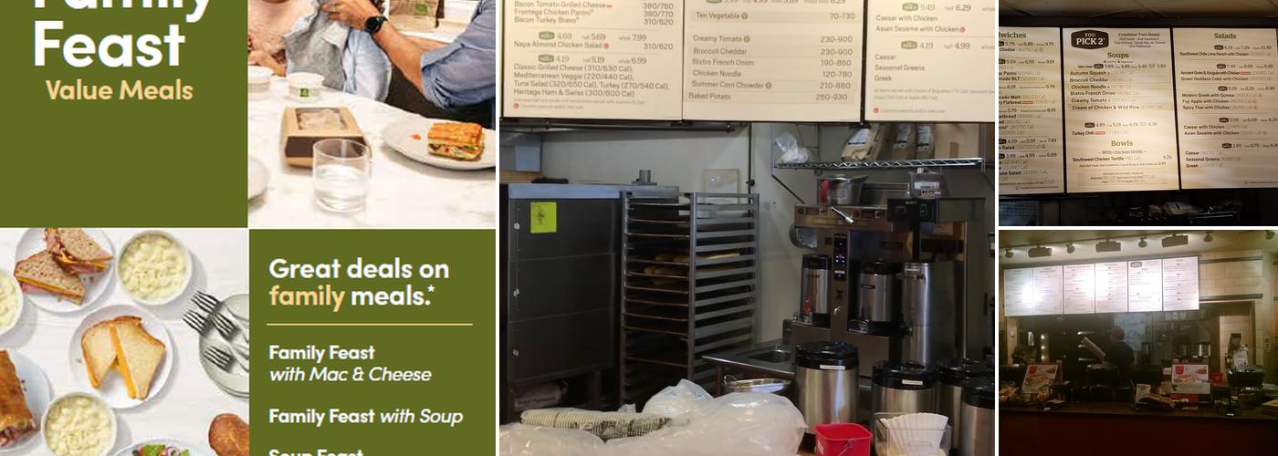 Panera Bread Menu